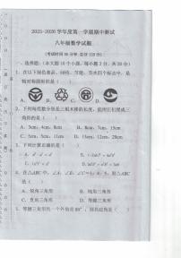 黑龙江省绥化市海伦市第十中学2025-2026学年八年级上学期11月期中数学试题