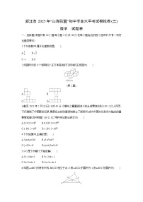 浙江省2025年“山海联盟”初中学业水平考试模拟卷（三）数学试卷