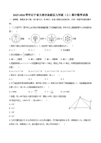 2025-2026学年辽宁省大连市高新区九年级（上）期中数学试卷-自定义类型