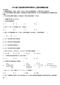 2026届广东省深圳市深圳中学数学七上期末经典模拟试题含解析