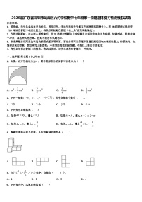 2026届广东省深圳市龙岗区六约学校数学七年级第一学期期末复习检测模拟试题含解析