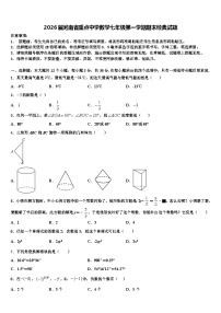 2026届河南省重点中学数学七年级第一学期期末经典试题含解析