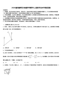 2026届河南师范大附属中学数学七上期末学业水平测试试题含解析