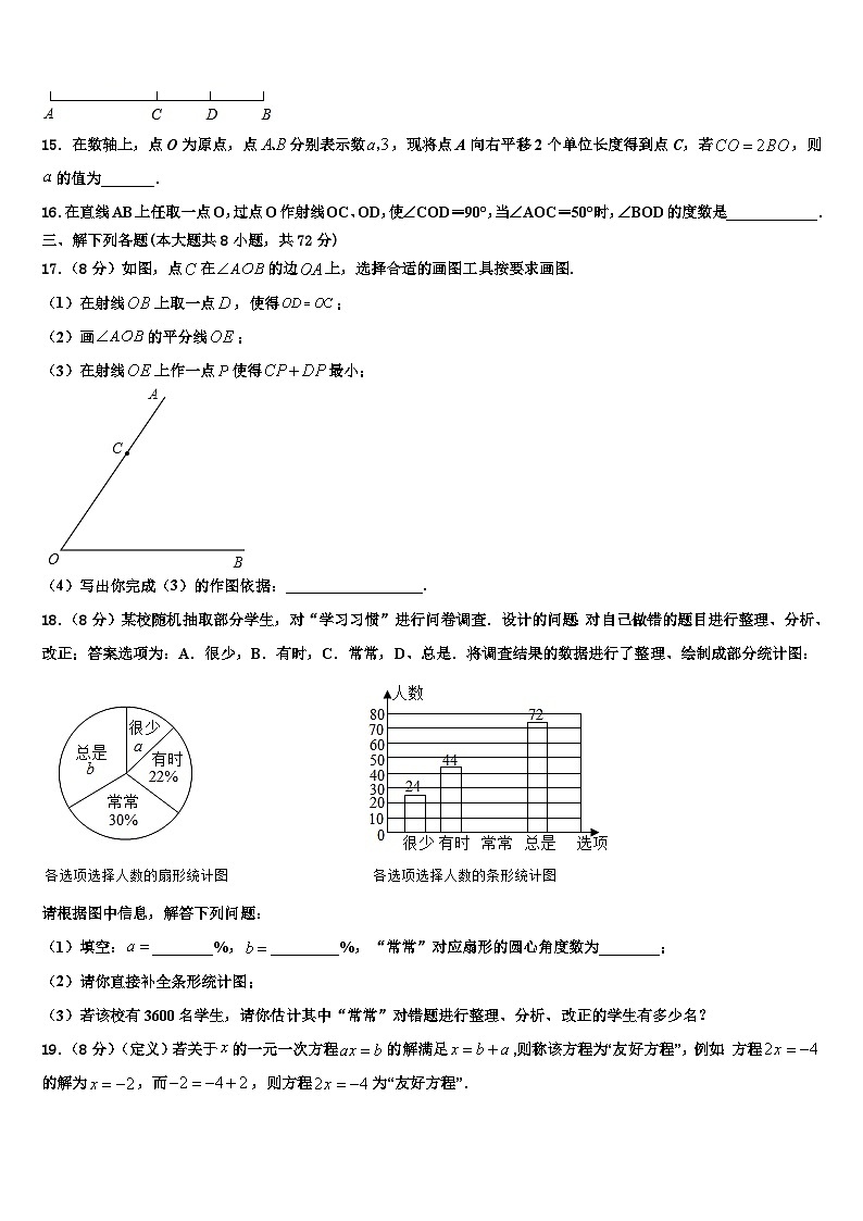 2026届湖南省长沙市师大附中教育集团第十数学七上期末调研试题含解析第3页
