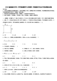2026届湖南长沙市一中学集团数学七年级第一学期期末学业水平测试模拟试题含解析