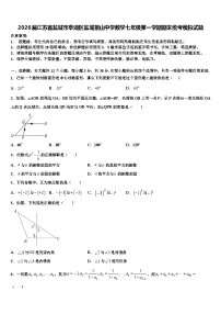 2026届江苏省盐城市亭湖区盐城景山中学数学七年级第一学期期末统考模拟试题含解析