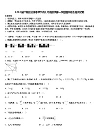 2026届江苏省盐城市阜宁县七年级数学第一学期期末综合测试试题含解析