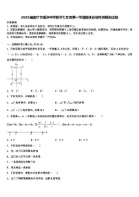 2026届南宁市重点中学数学七年级第一学期期末达标检测模拟试题含解析