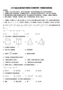 2026届山东省济南市济阳县七年级数学第一学期期末调研试题含解析