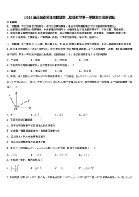 2026届山东省菏泽市鄄城县七年级数学第一学期期末预测试题含解析