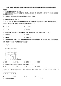 2026届山东省威海市实验中学数学七年级第一学期期末教学质量检测模拟试题含解析
