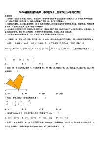 2026届四川省乐山第七中学数学七上期末学业水平测试试题含解析