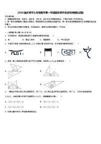 2026届天津市七年级数学第一学期期末教学质量检测模拟试题含解析
