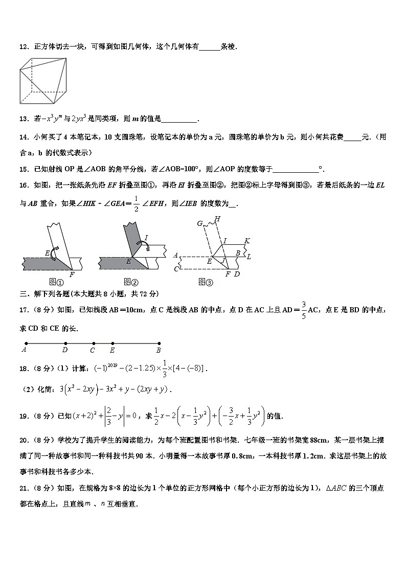 2026届天津市七年级数学第一学期期末教学质量检测模拟试题含解析第3页