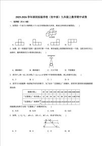 深圳市深圳实验中学2025-2026学年9年级上学期期中数学试卷