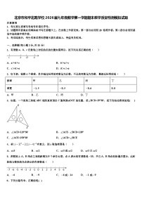 北京市和平北路学校2026届七年级数学第一学期期末教学质量检测模拟试题含解析