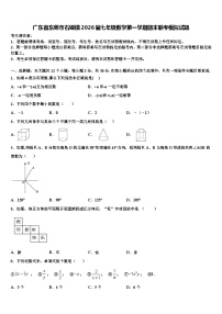 广东省东莞市石碣镇2026届七年级数学第一学期期末联考模拟试题含解析