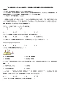 广东省揭阳普宁市2026届数学七年级第一学期期末学业质量监测模拟试题含解析