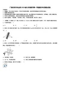 广西河池市凤山县2026届七年级数学第一学期期末考试模拟试题含解析