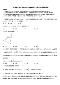 广东省阳江市东平中学2026届数学七上期末检测模拟试题含解析