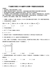 广东省阳江市四校2026届数学七年级第一学期期末达标测试试题含解析
