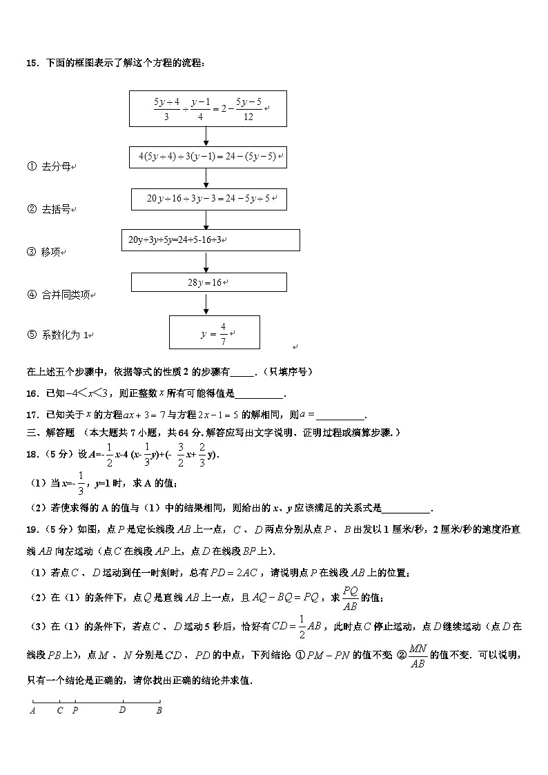 江苏省江阴市华士片、澄东片2026届数学七上期末经典试题含解析第3页