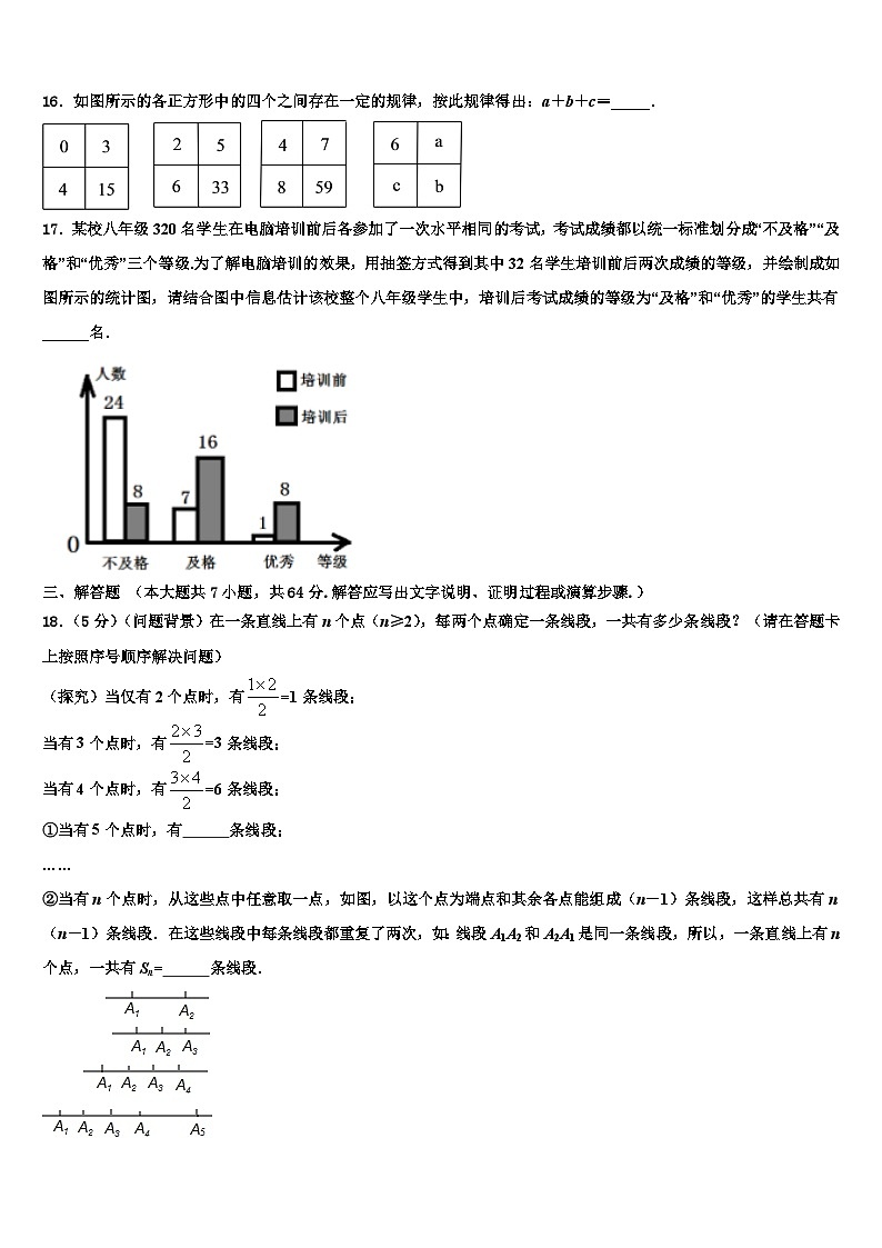 江苏省苏州市景范中学2026届数学七上期末统考模拟试题含解析第3页