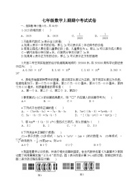 河南省信阳市新县2025-2026学年七年级上学期期中考试数学试卷