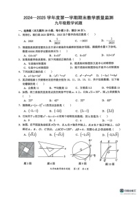 广东省惠州市惠阳区2024-2025学年九年级上学期1月期末数学试题