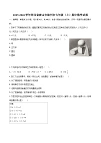 2025-2026学年河北省唐山市滦州市七年级（上）期中数学试卷-自定义类型