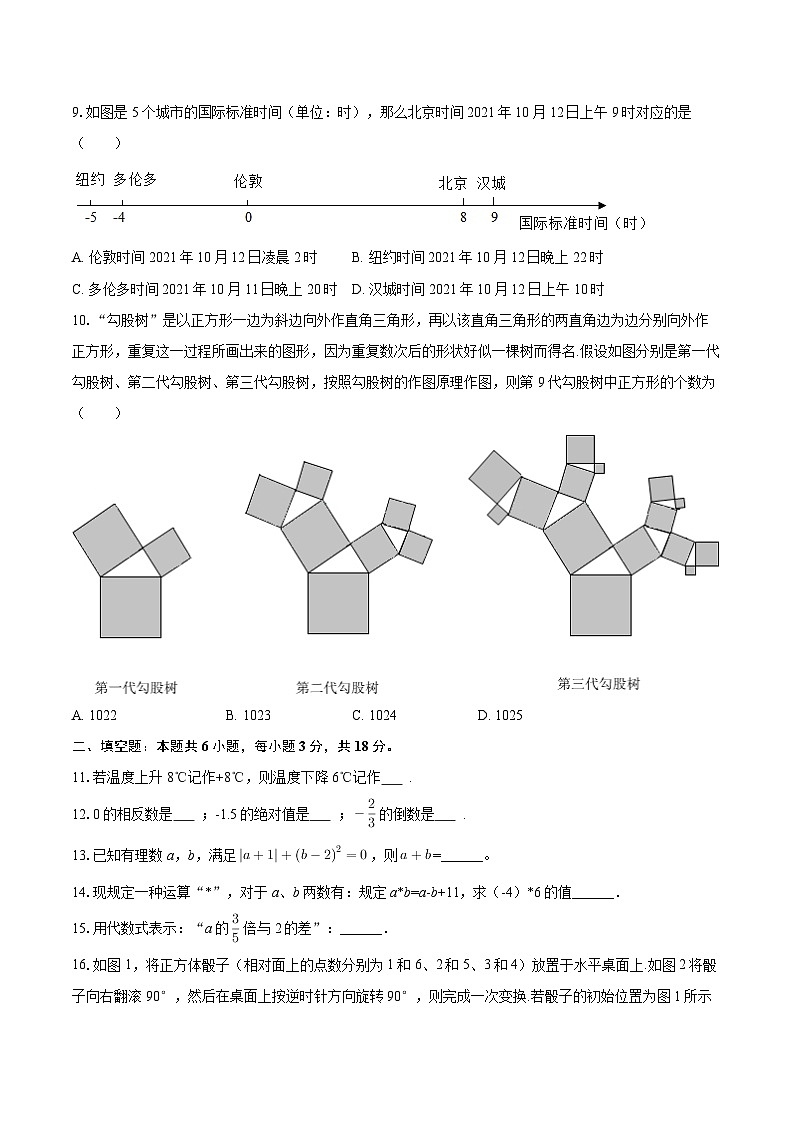 2025-2026学年广东省广州二十六中七年级(上)期中数学试卷-自定义类型第2页