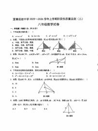 江西省宜春实验中学2025-2026学年八年级上学期数学第二次月考试卷