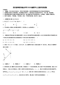 四川省绵阳市南山中学2026届数学七上期末检测试题含解析