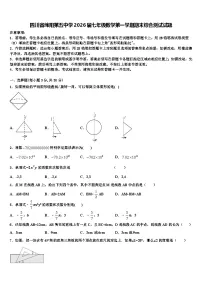 四川省绵阳第五中学2026届七年级数学第一学期期末综合测试试题含解析