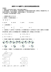 威海市2026届数学七上期末质量跟踪监视模拟试题含解析