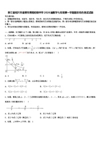 浙江省绍兴市诸暨市暨阳初级中学2026届数学七年级第一学期期末综合测试试题含解析