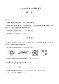 2024年中考数学（山东青岛）第三次模拟考试（含答案）