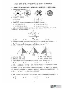 广东省湛江市雷州市兄弟学校2025-2026学年八年级上学期12月月考数学试题