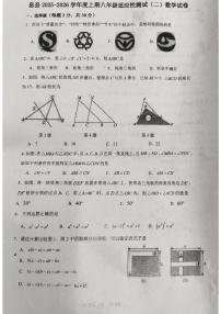 河南省信阳市息县2025-2026学年八年级上学期12月月考数学试题