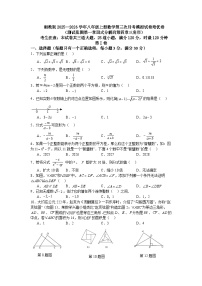 湘教版2025—2026学年八年级上册数学第三次月考模拟试卷培优卷