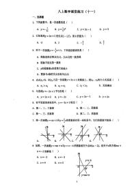 江苏省南京市第一中学2025-2026学年上学期八年级数学周测试卷（月考）
