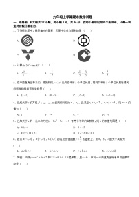 天津市河北区2025年九年级上学期期末数学试题附答案