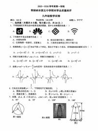 宁夏回族自治区吴忠市青铜峡市2025-2026学年九年级上学期1月期末数学试题