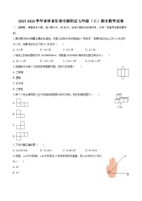 2025-2026学年吉林省长春市朝阳区七年级（上）期末数学试卷-自定义类型