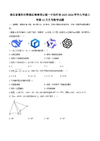 湖北省襄阳市樊城区南漳胡云镇一中协作体2025-2026学年九年级上学期12月月考数学试题-自定义类型