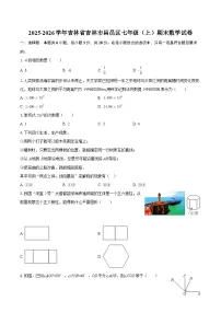 2025-2026学年吉林省吉林市昌邑区七年级（上）期末数学试卷-自定义类型