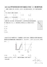 2025-2026学年吉林省长春市净月高新区九年级（上）期末数学试卷-自定义类型