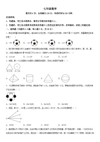 吉林省通化市辉南县第四中学2025-2026学年七年级上册期末 数学试卷