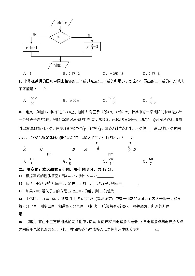 华东师大版数学七(下)第5章一元一次方程 单元测试基础卷(含解析)第2页