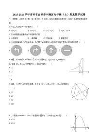 2025-2026学年吉林省吉林市丰满区九年级（上）期末数学试卷-自定义类型